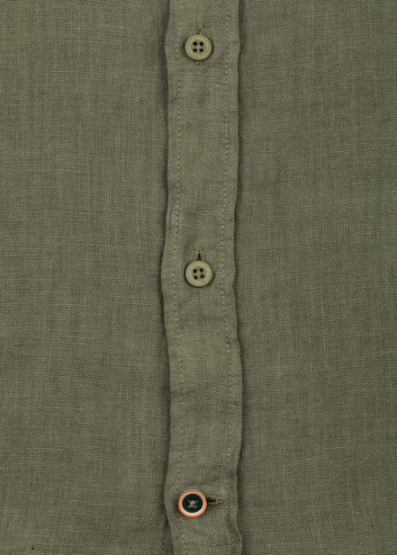 CAMISA DE LINO CON BOSILLOS