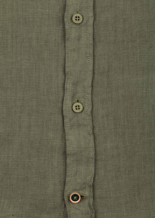 CAMISA DE LINO CON BOSILLOS