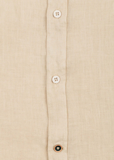 CAMISA DE LINO CON BOSILLOS