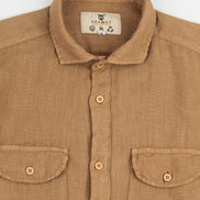 CAMISA DE LINO CON BOSILLOS