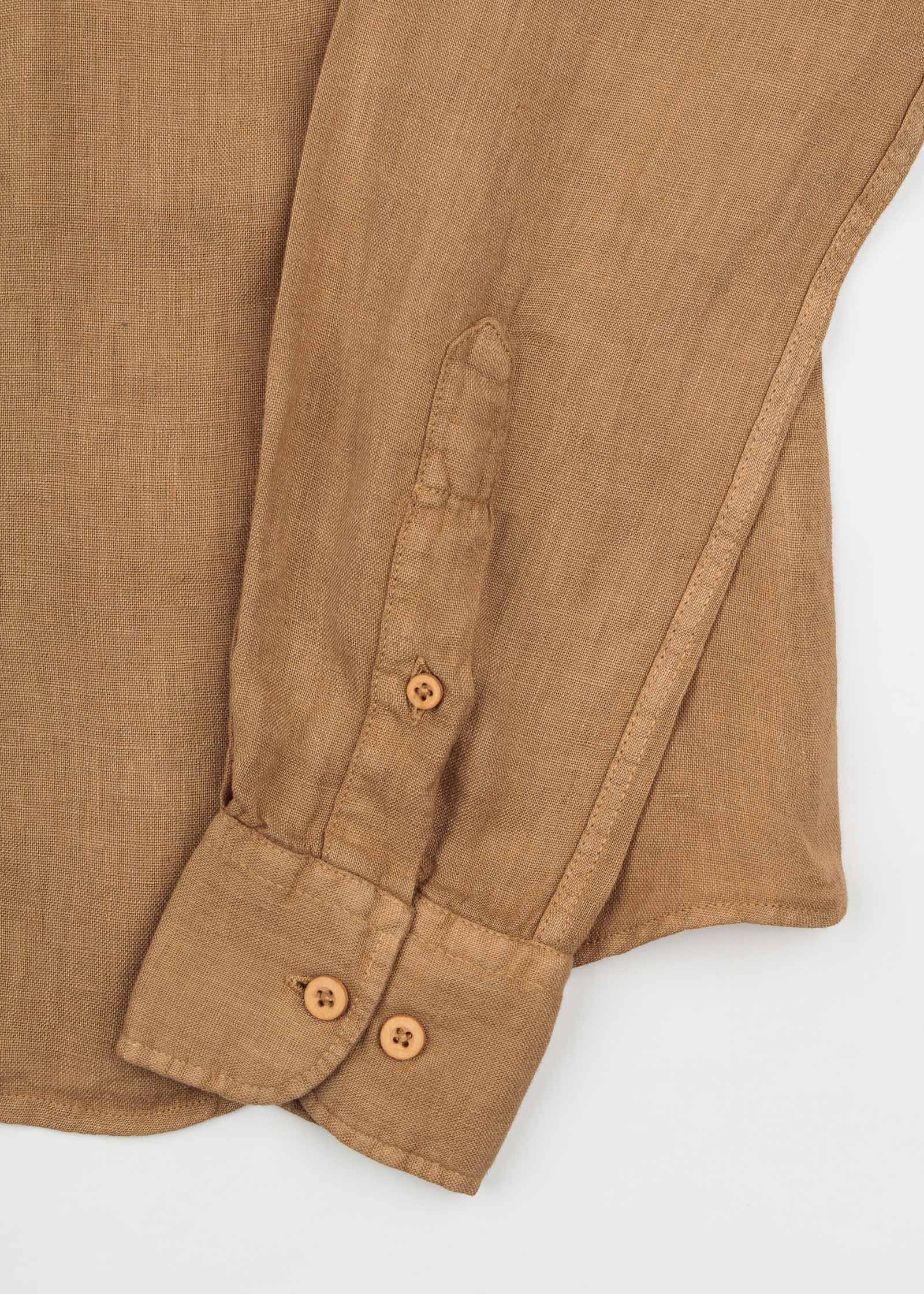 CAMISA DE LINO CON BOSILLOS