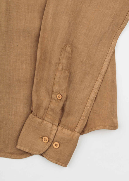 CAMISA DE LINO CON BOSILLOS