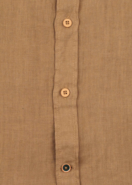 CAMISA DE LINO CON BOSILLOS