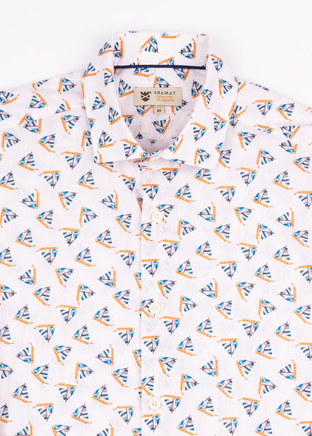 CAMISA ESTAMPADA VOILÈ VELEROS