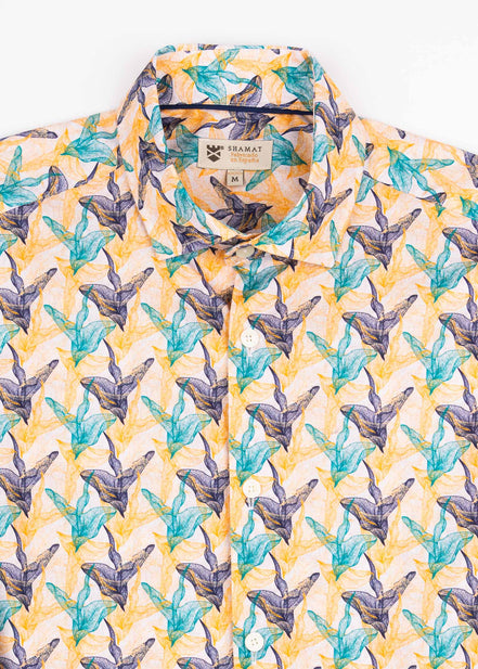 CAMISA M/L VOILÈ ESTAMPADA