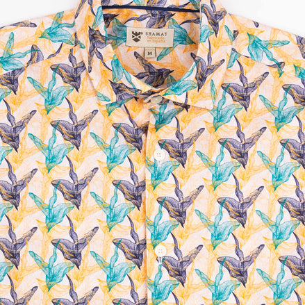 CAMISA M/L VOILÈ ESTAMPADA