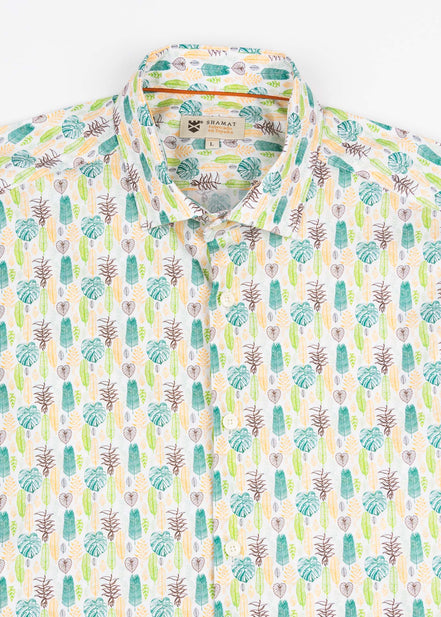 CAMISA ESTAMPADA ELASTÁN