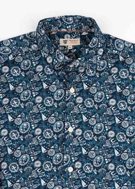 CAMISA ESTAMPADA ELASTÁN