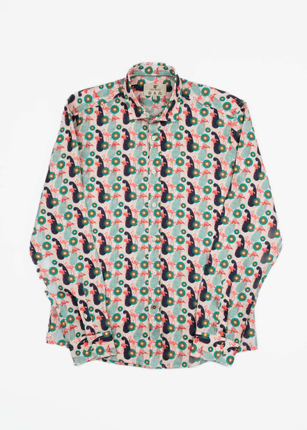 CAMISA ESTAMPADA LINO