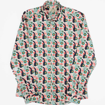 CAMISA ESTAMPADA LINO