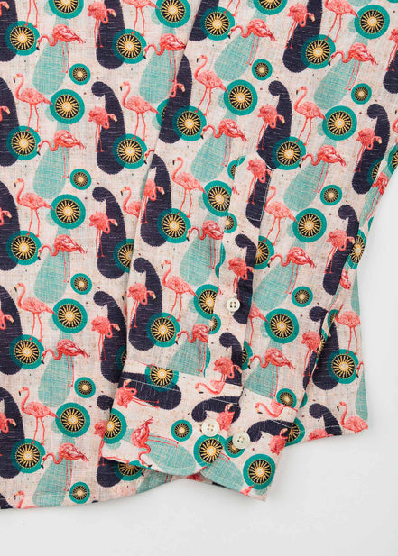 CAMISA ESTAMPADA LINO