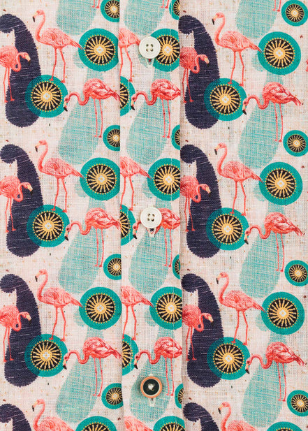 CAMISA ESTAMPADA LINO