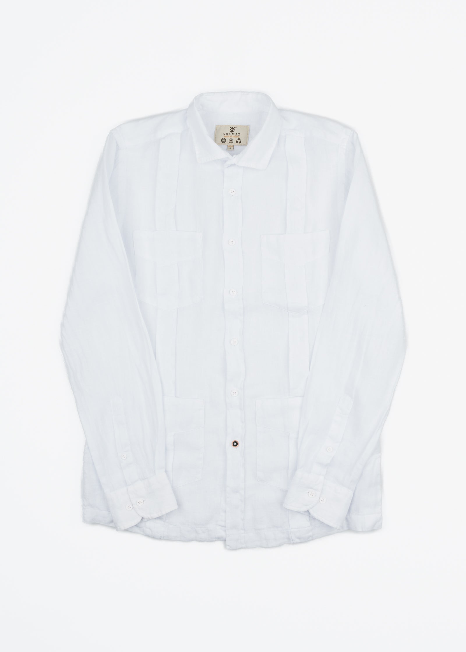 Guayabera de Lino Blanca