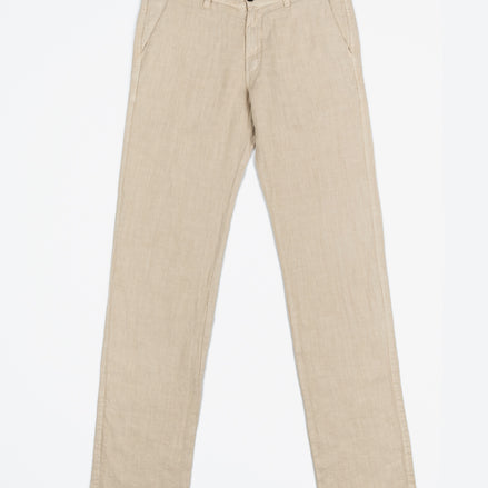 PANTALÓN CHINO CLÁSICO LINO