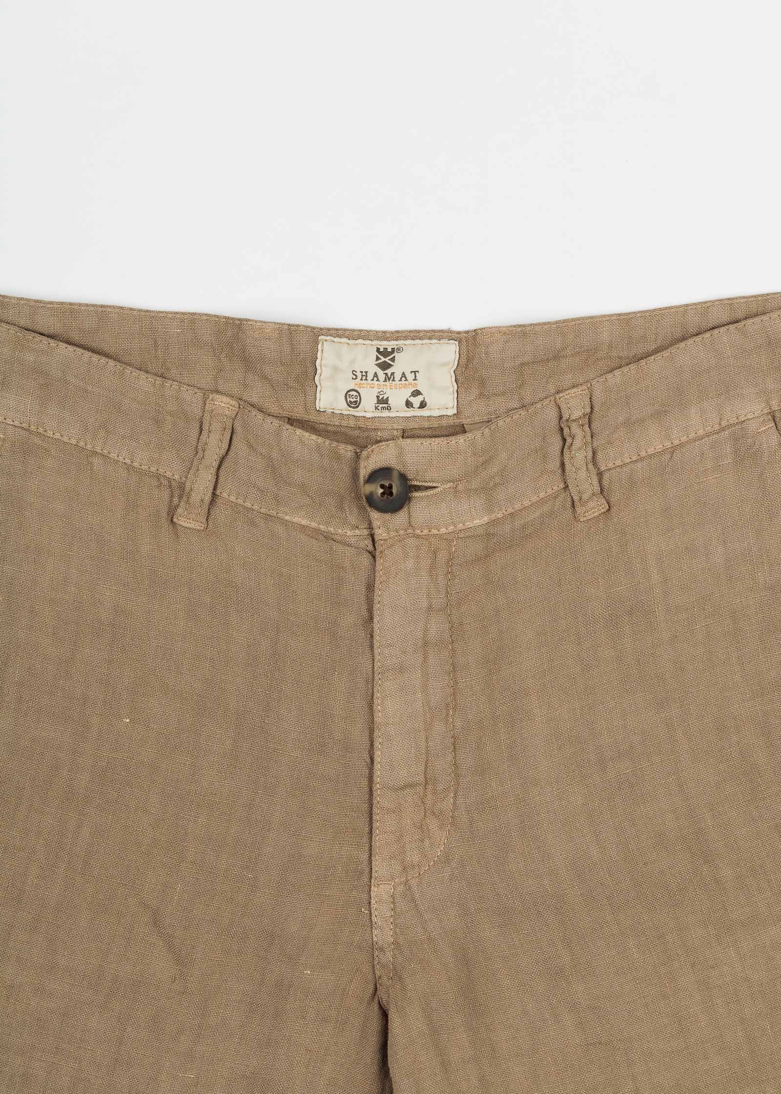 PANTALÓN CHINO CLÁSICO LINO