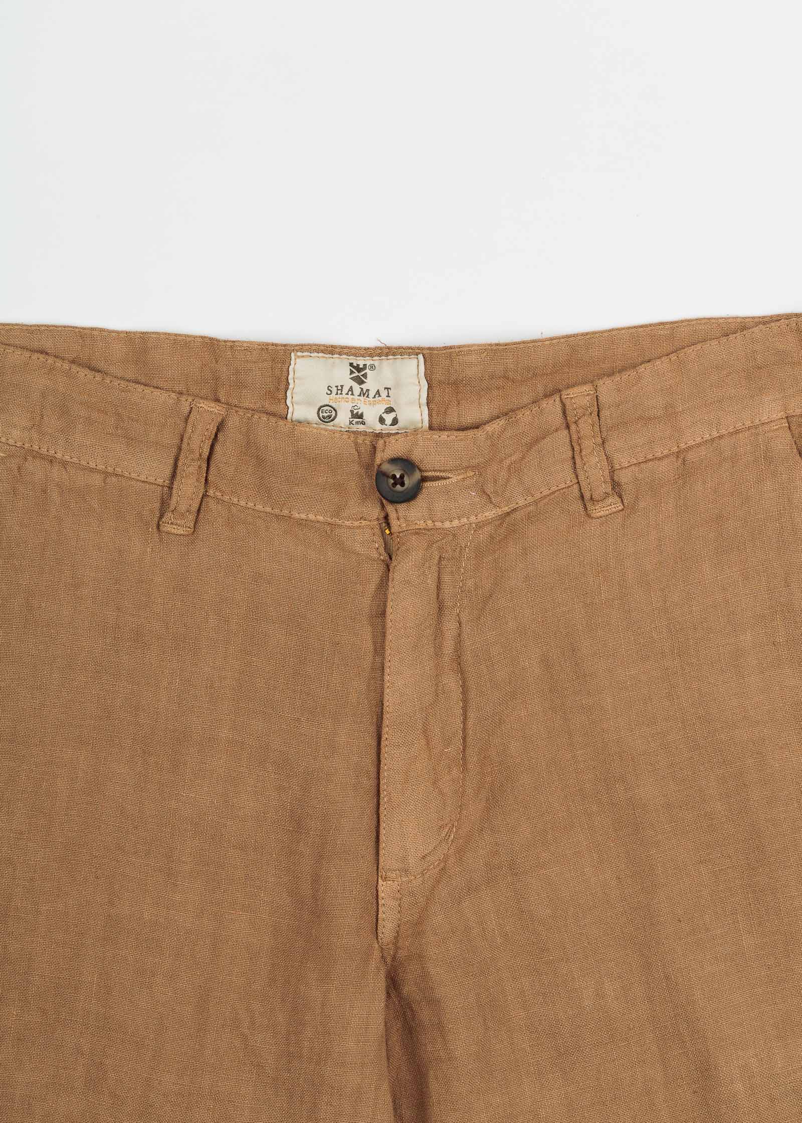 PANTALÓN CHINO CLÁSICO LINO