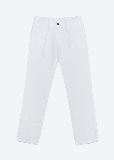 PANTALÓN DE LINO CON CORDÓN