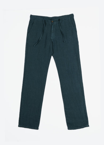 PANTALÓN DE LINO CON CORDÓN