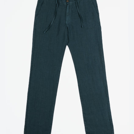 PANTALÓN DE LINO CON CORDÓN