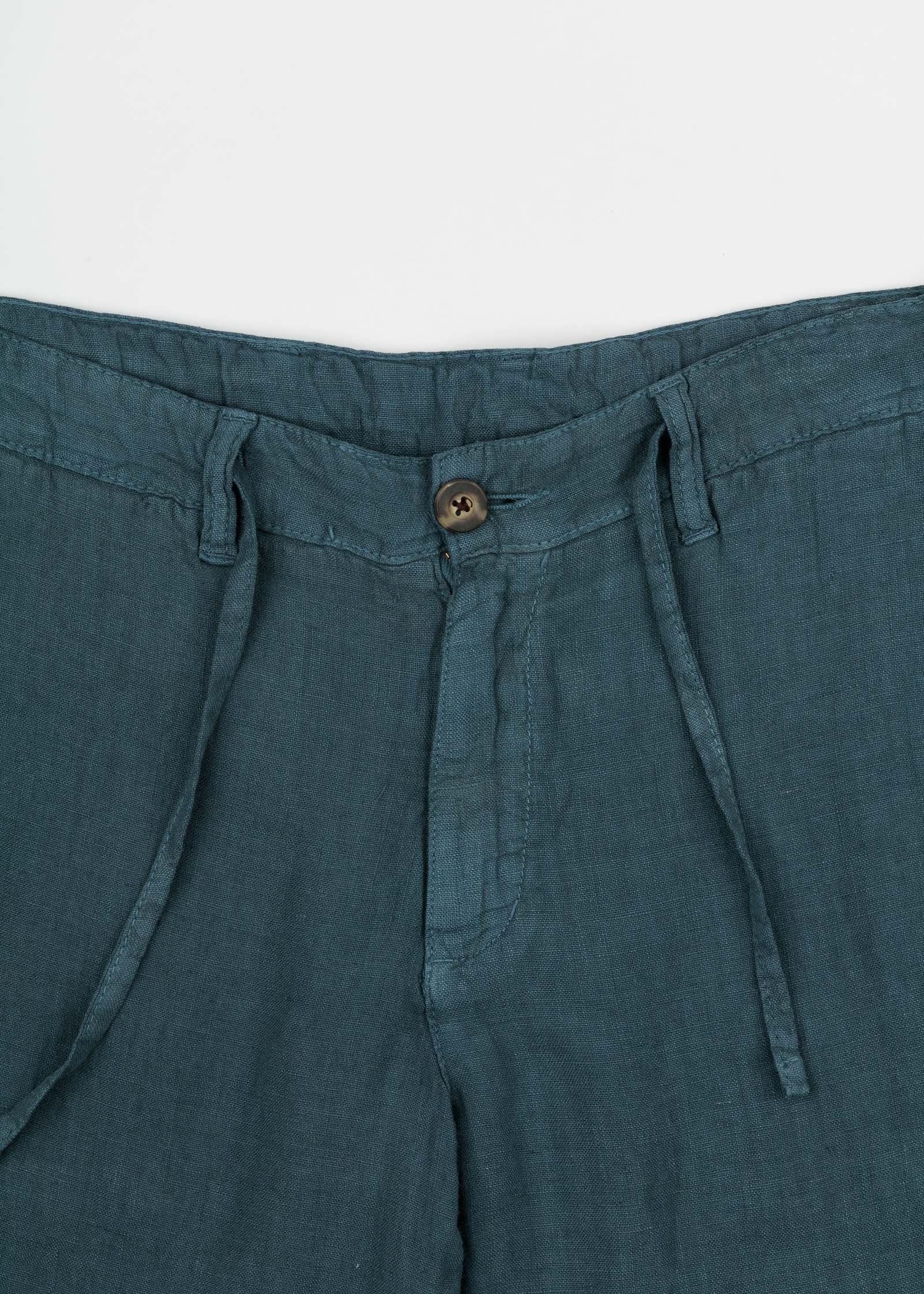 PANTALÓN DE LINO CON CORDÓN