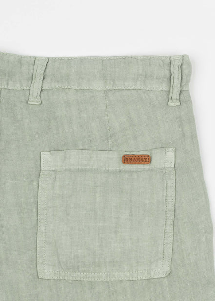 PANTALÓN DE LINO CON CORDÓN