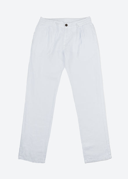 PANTALÓN DE LINO CON PINZAS