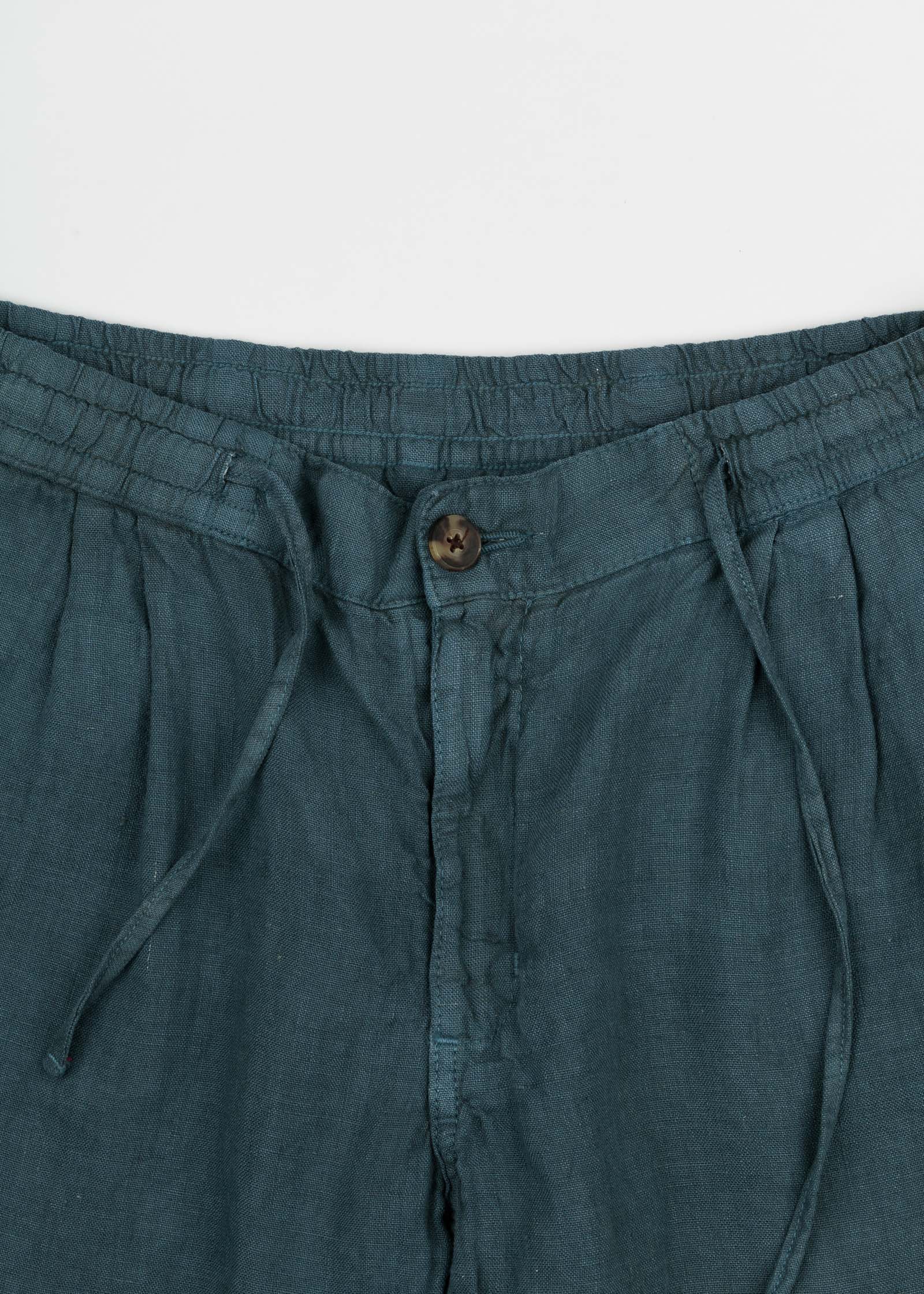 PANTALÓN DE LINO CON PINZAS