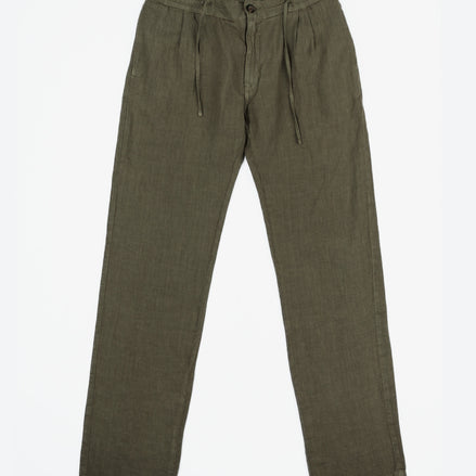 PANTALÓN DE LINO CON PINZAS