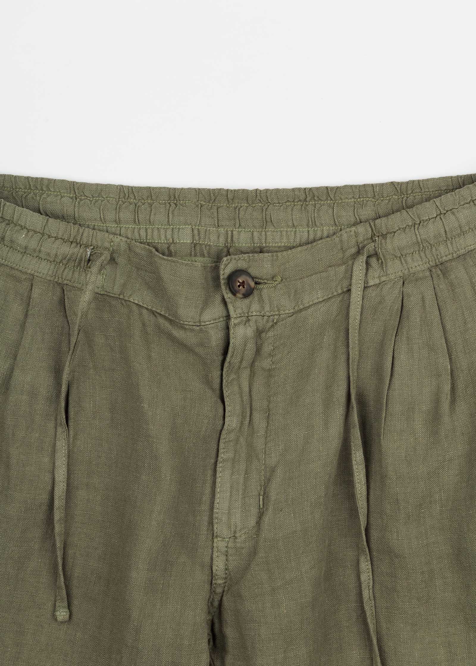 PANTALÓN DE LINO CON PINZAS