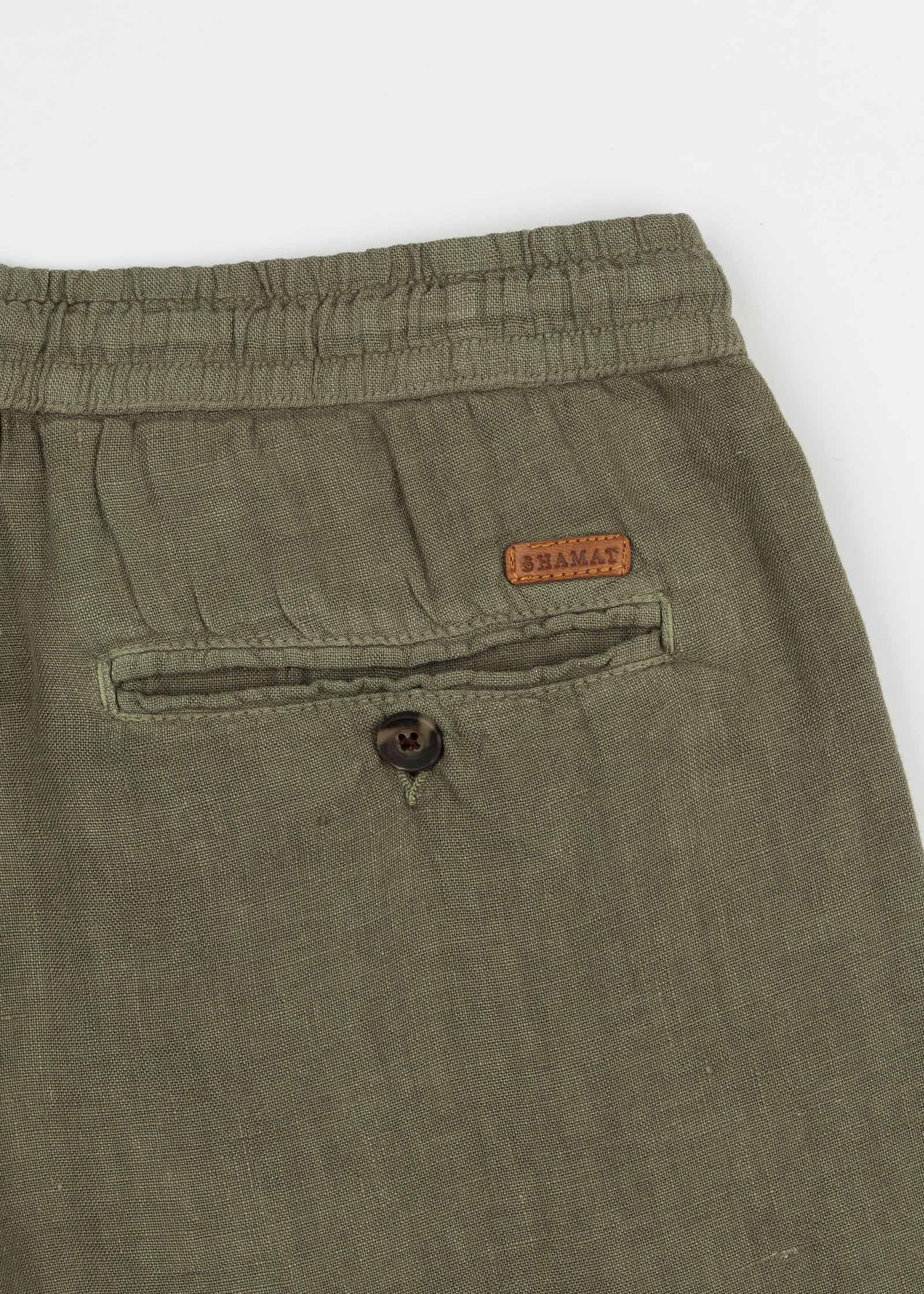 PANTALÓN DE LINO CON PINZAS