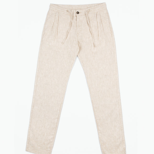 PANTALÓN DE LINO CON PINZAS