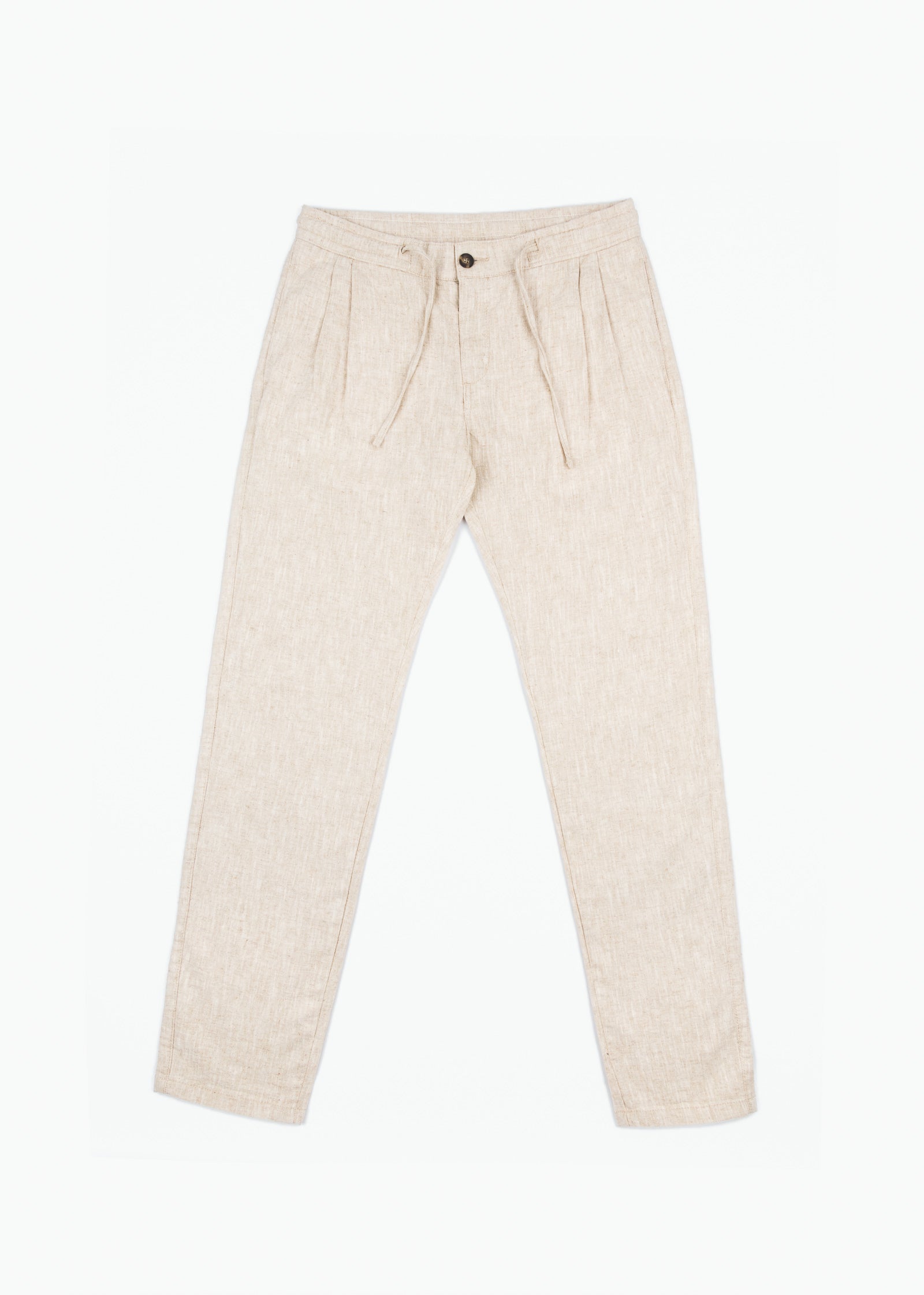 PANTALÓN DE LINO CON PINZAS