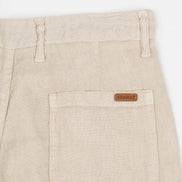 BERMUDA DE LINO CON CORDÓN