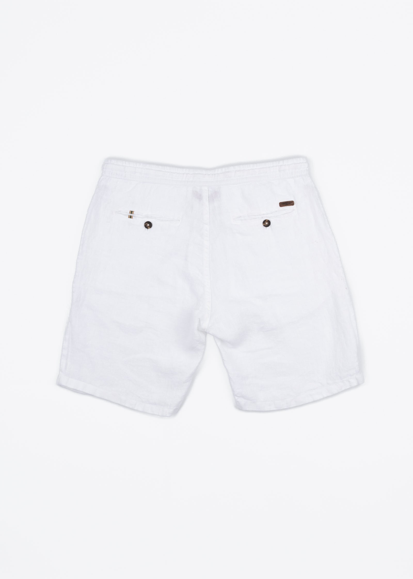 BERMUDA DE LINO CON PINZAS