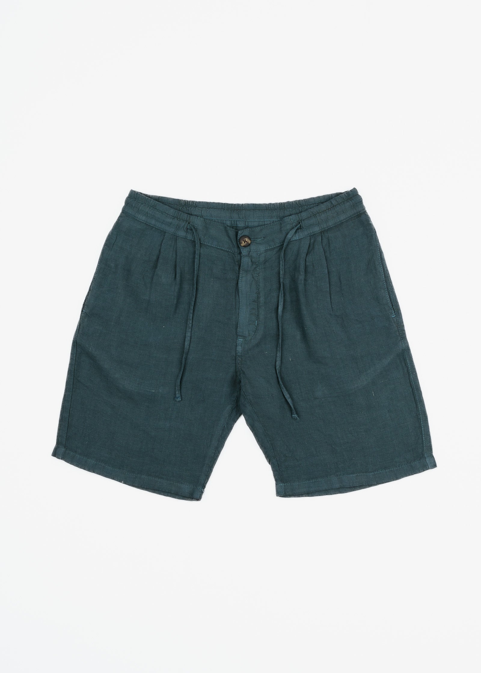 BERMUDA DE LINO CON PINZAS