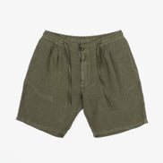 BERMUDA DE LINO CON PINZAS