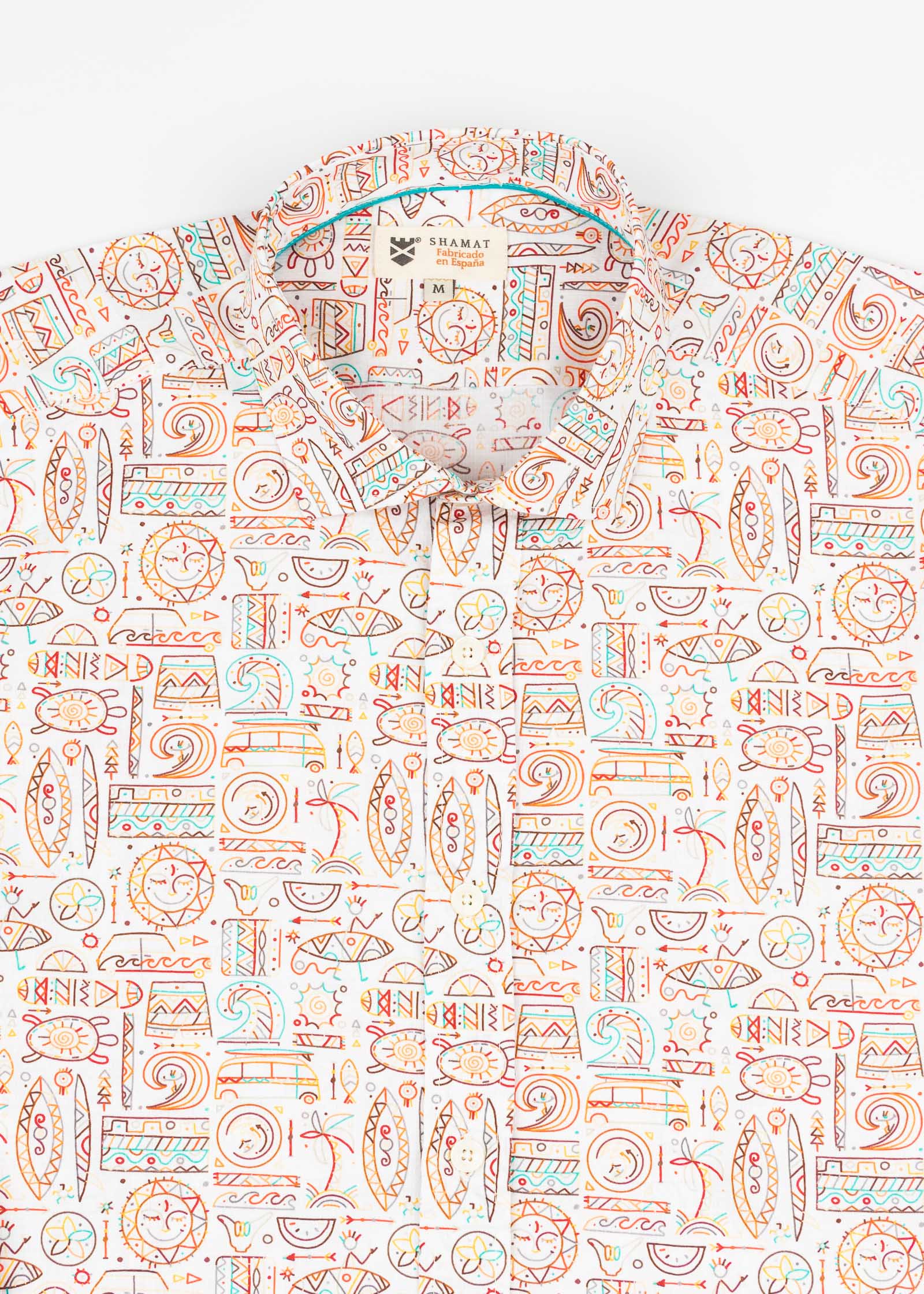 CAMISA ESTAMPADA ELASTÁN PARADISE