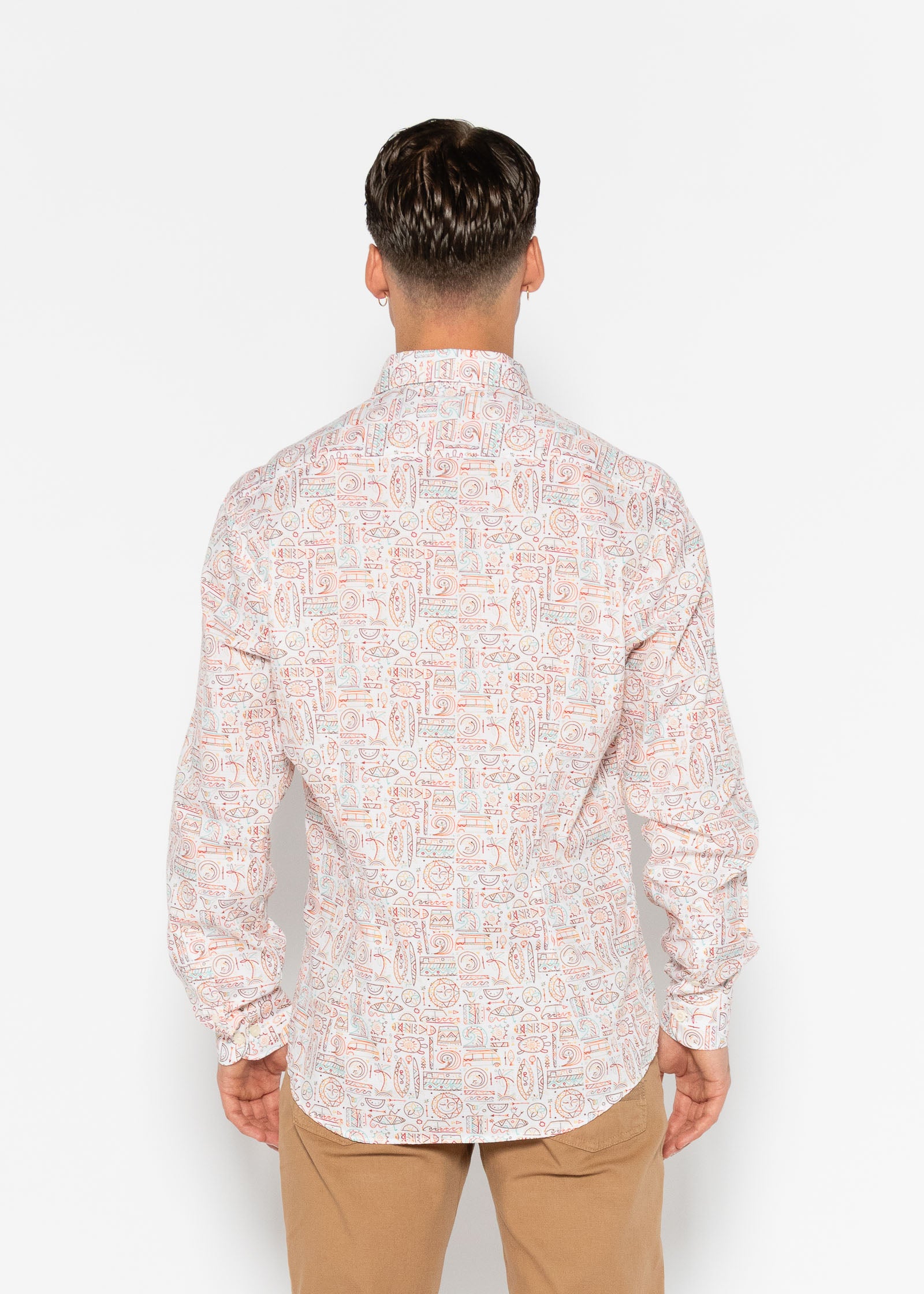 CAMISA ESTAMPADA ELASTÁN PARADISE