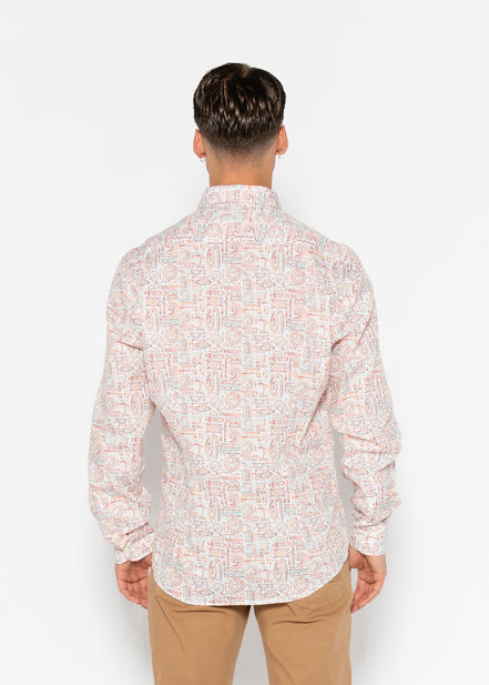 CAMISA ESTAMPADA ELASTÁN PARADISE
