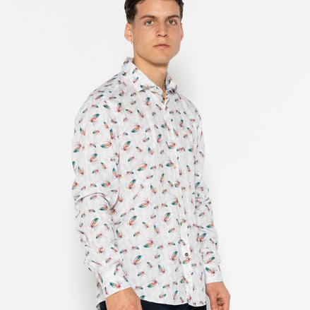 CAMISA ESTAMPADA ELASTÁN FEATHERS