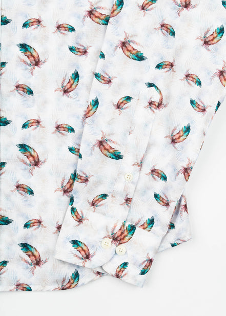 CAMISA ESTAMPADA ELASTÁN FEATHERS