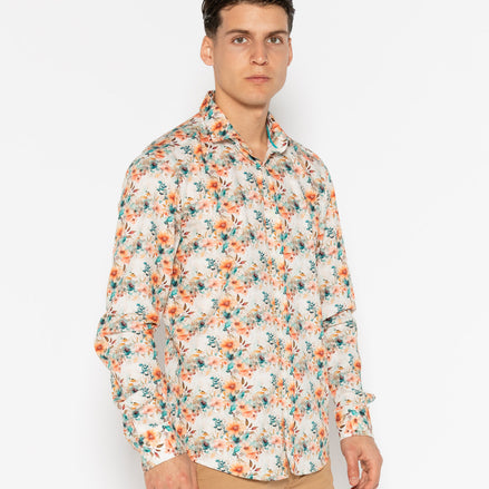 CAMISA ESTAMPADA ELASTÁN AUTUMN