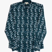 CAMISA ESTAMPADA ELASTÁN CIANOTIPO