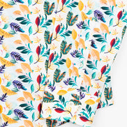 CAMISA ESTAMPADA ELASTÁN PAPAYA