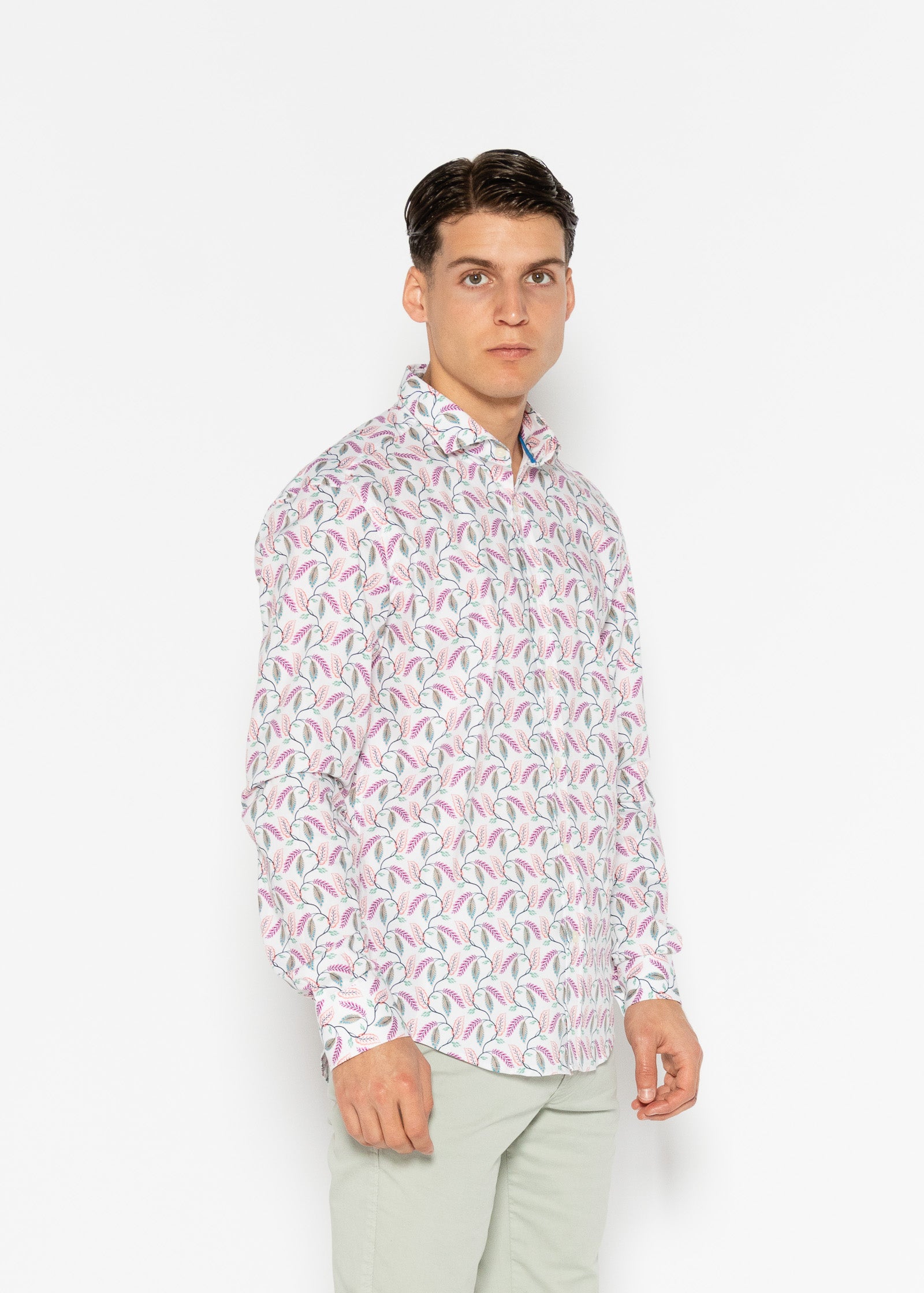 CAMISA ESTAMPADA ELASTÁN GARDEN