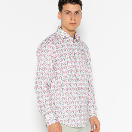CAMISA ESTAMPADA ELASTÁN GARDEN