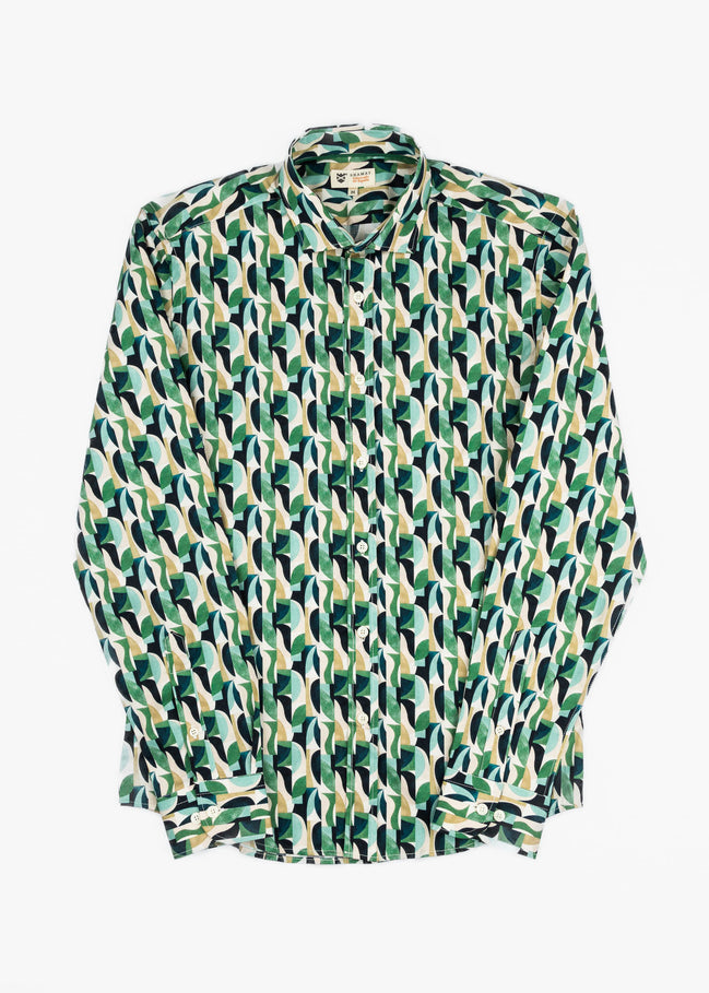 CAMISA ESTAMPADA ELASTÁN 70S