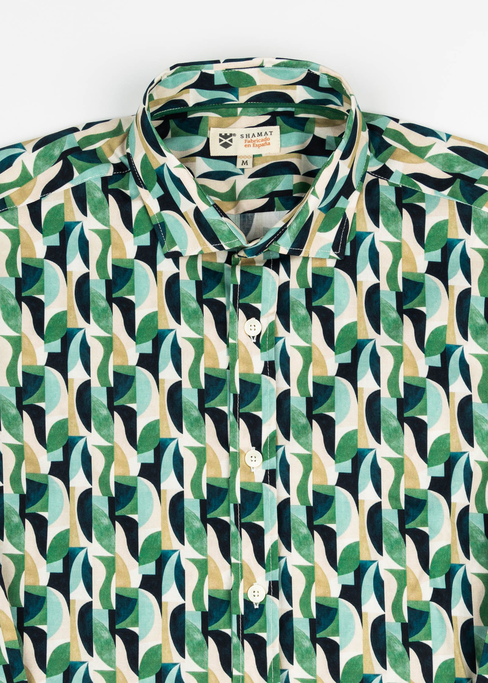 CAMISA ESTAMPADA ELASTÁN 70S
