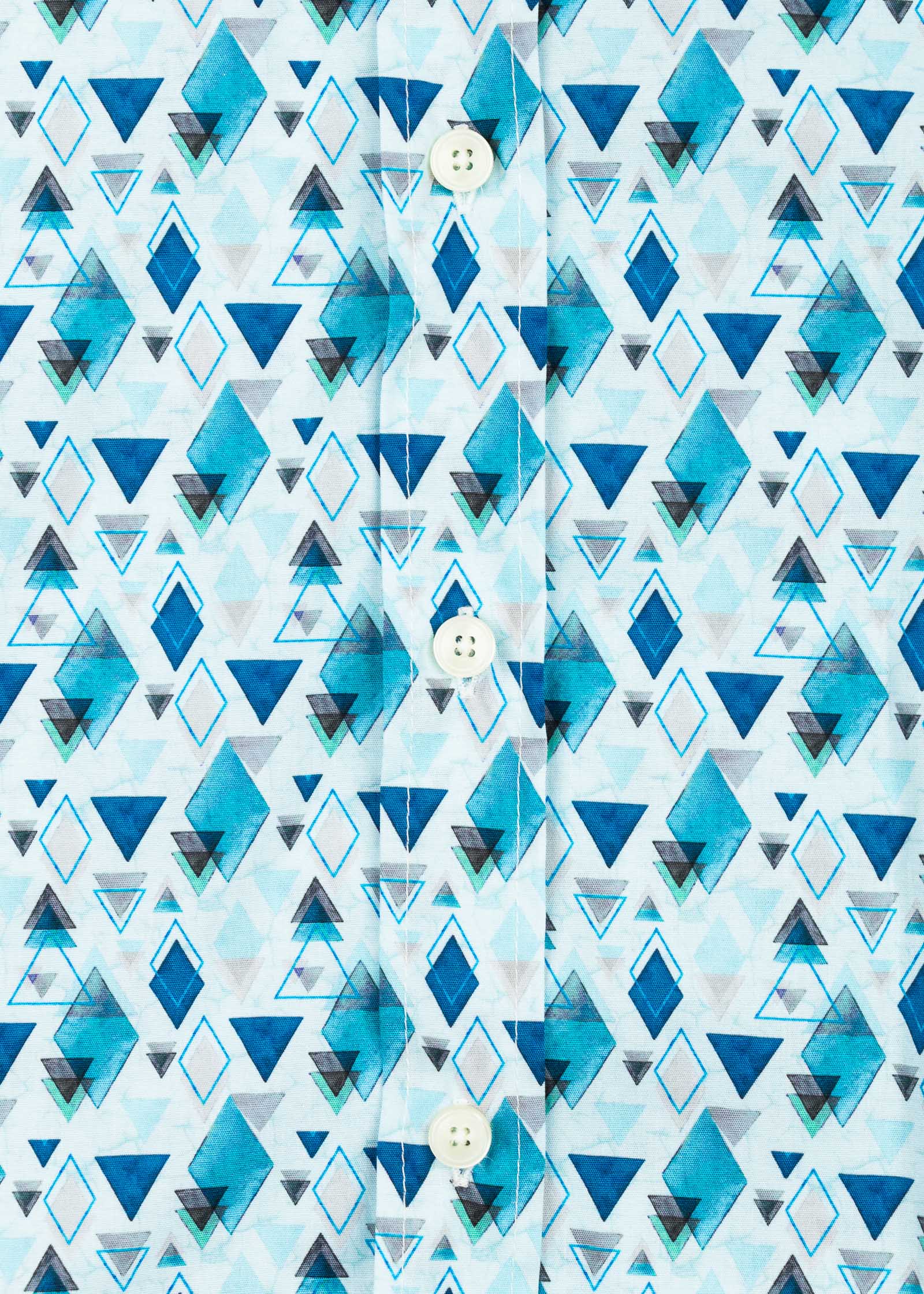 CAMISA ESTAMPADA ELASTÁN GEOMÉTRICA