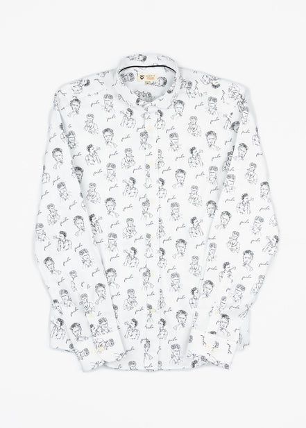 CAMISA ESTAMPADA ELASTÁN FRIDA
